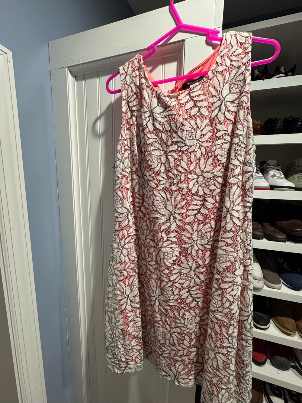 Tommy Hilfiger Coral Pink Top with Navy Logo